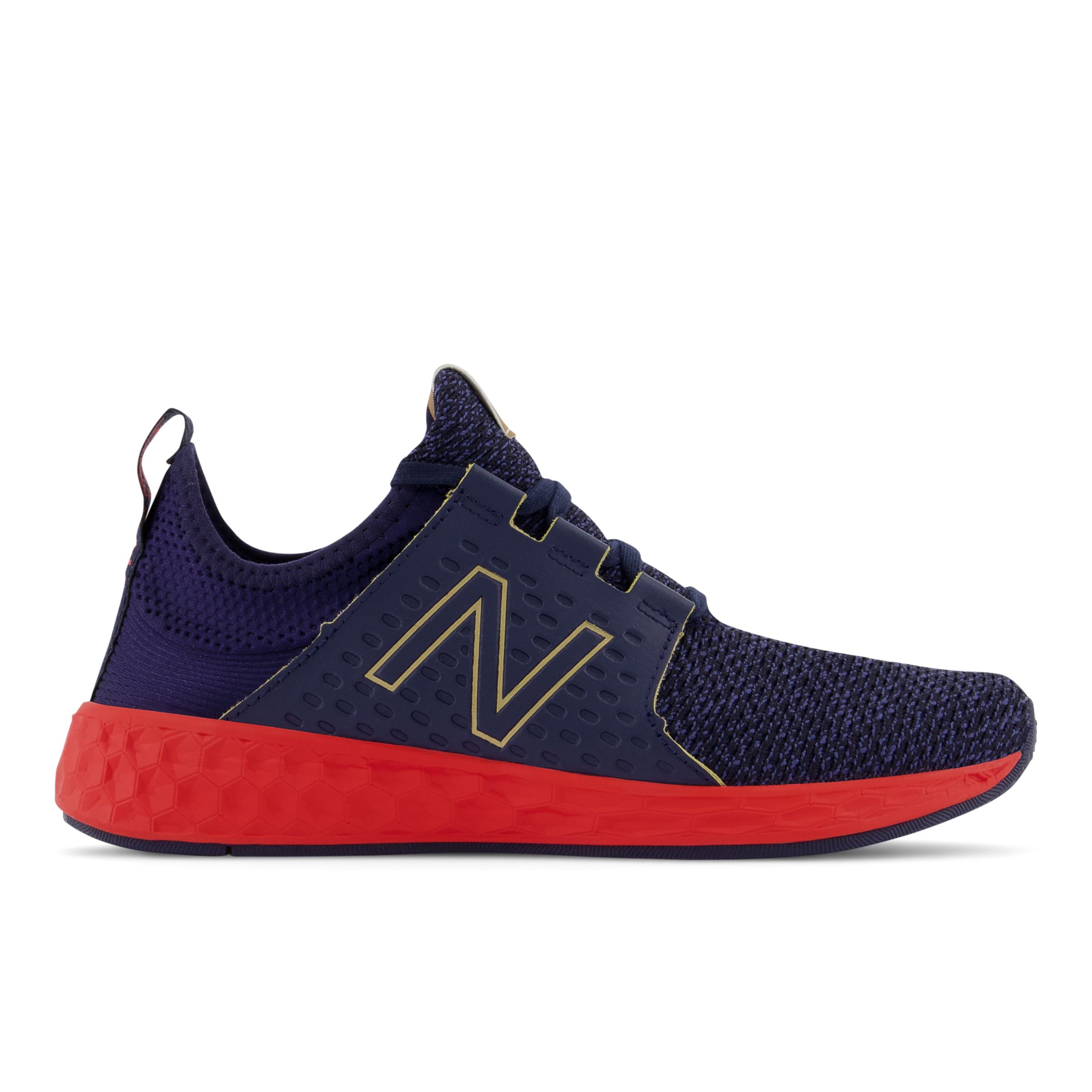 

New Balance Women's Fresh Foam Cruzv1 Reissue Blue/Red/Brown - Blue/Red/Brown