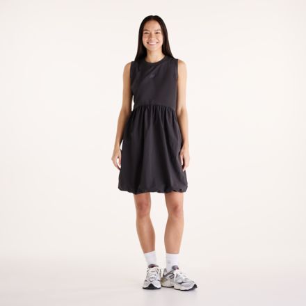 NBX Shifted 2 Woven Dress, FADED BLACK with Black, WD6190TEABR