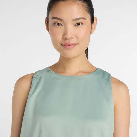 NB GREY スリーブレスドレス, MOSAIC GREEN, WD61B6ZLMCN