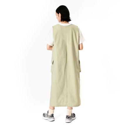 ブリーザブルニットサマードレス, OLIVINE with Green, WD61D6MHOVN