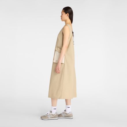 NB GREY カラーブロックドレス