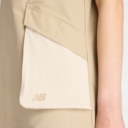 NB GREY カラーブロックドレス