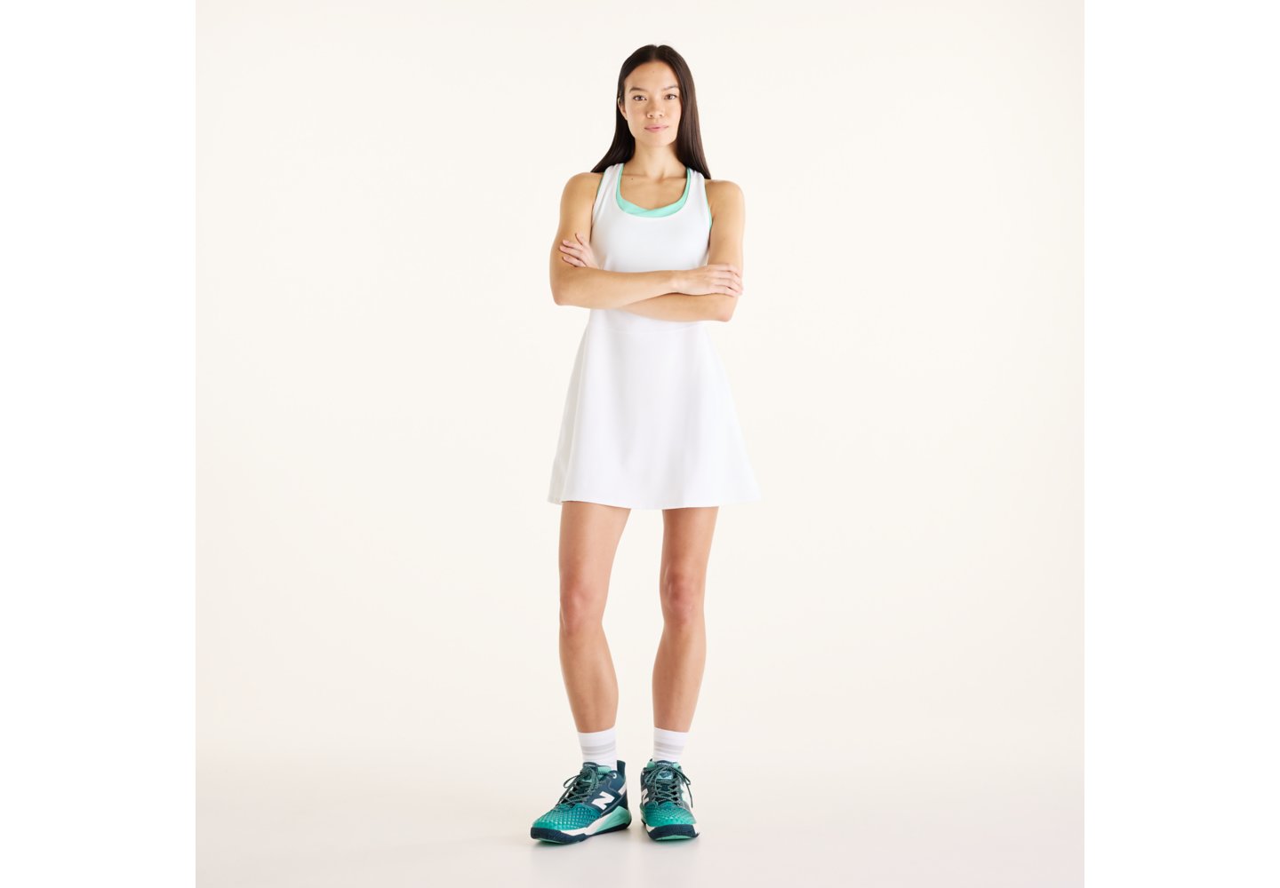 New Balance Tournament Dress in White With Deep End — photo 1 of 1