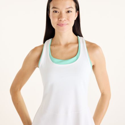 Tournament Dress, NB 103 WHITE with White, WD61S5ECWT