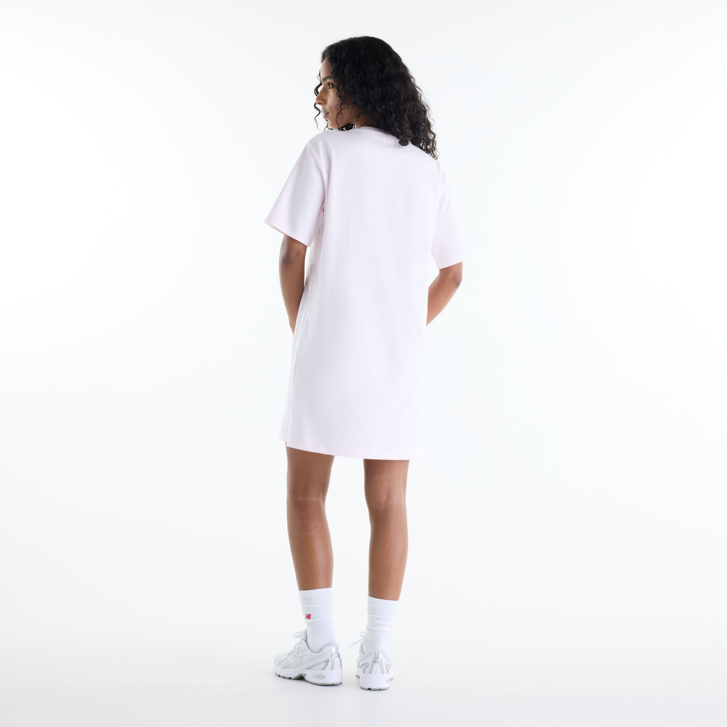 New Balance Sport Linear Graphic T-Shirt Dress, WD62D2GEAAA