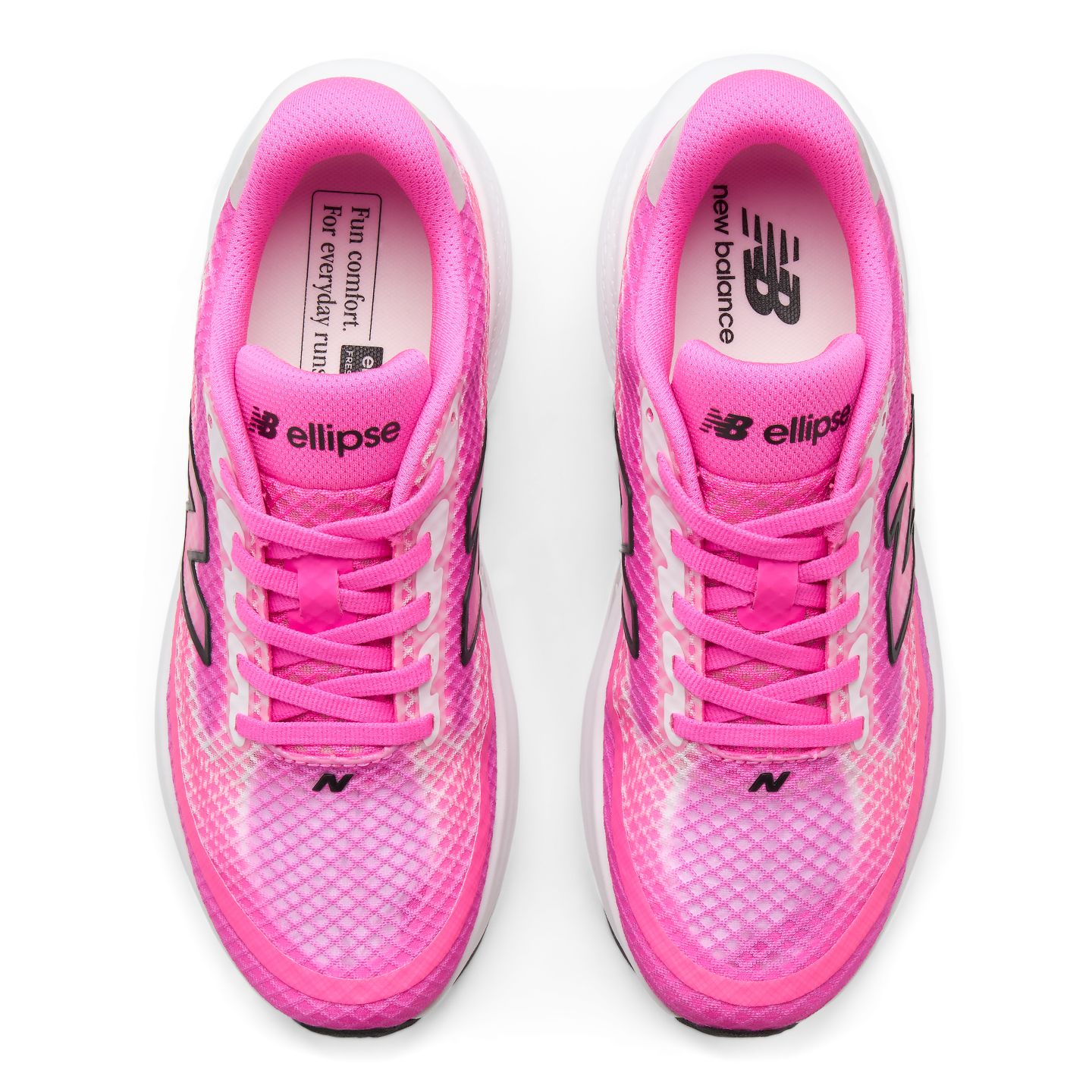 Женские кроссовки New Balance Ellipse Breathe, цвет: Розовый / Чёрный — фото 4