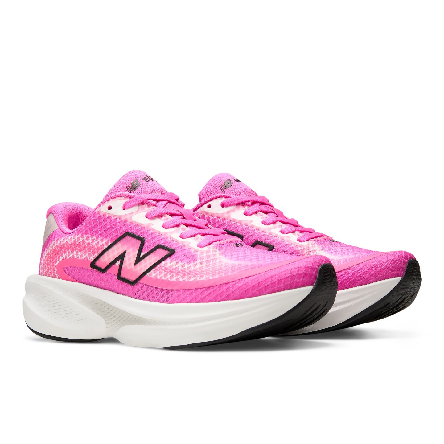 Женские кроссовки New Balance Ellipse Breathe, цвет: Розовый / Чёрный — фото 2