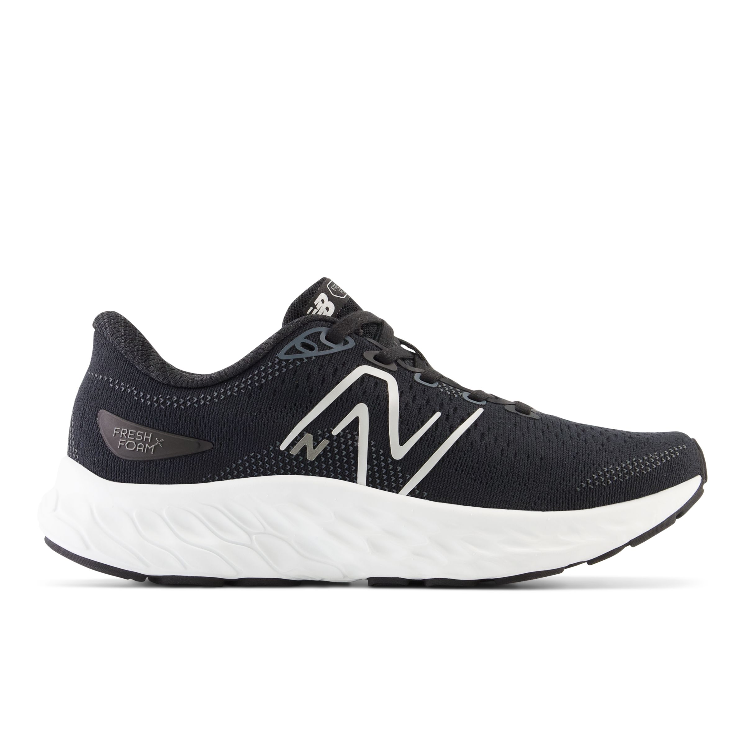 New Balance Women's Fresh Foam X Evoz ST in Black/Grey Textile, size 6.5 Narrow