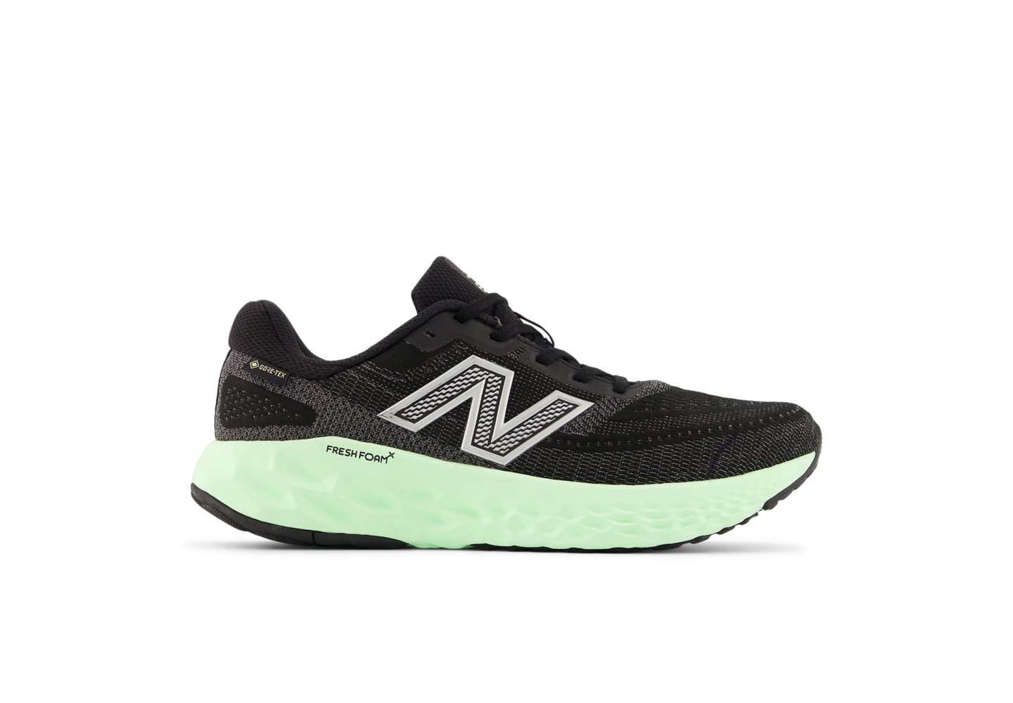 New Balance Fresh Foam X EVOZ v4 GORE-TEX® in Black With Lab Green With Silver Metallic — photo 1 of 1
