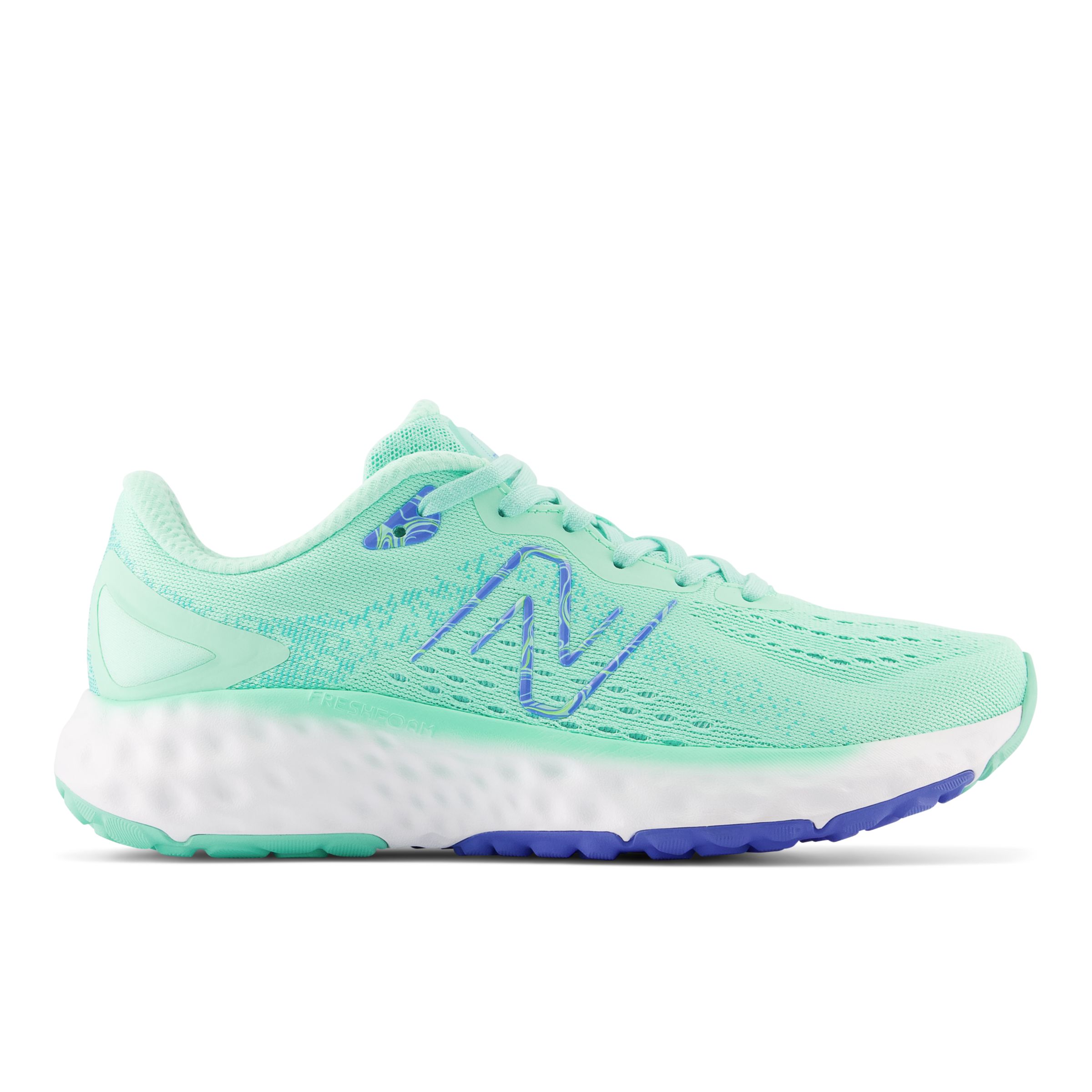 New Balance Mujer Fresh Foam Evoz v2 in Verde/Azul/Print / Pattern / Misc, Textile, Talla 36 - WEVOZPB2