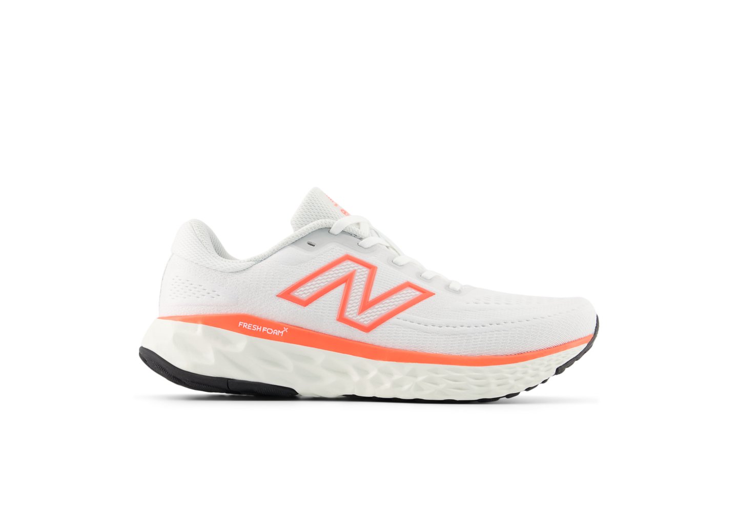 New Balance Fresh Foam X EVOZ v4 in White With Sea Salt With Urgent Red With Black — photo 1 of 1