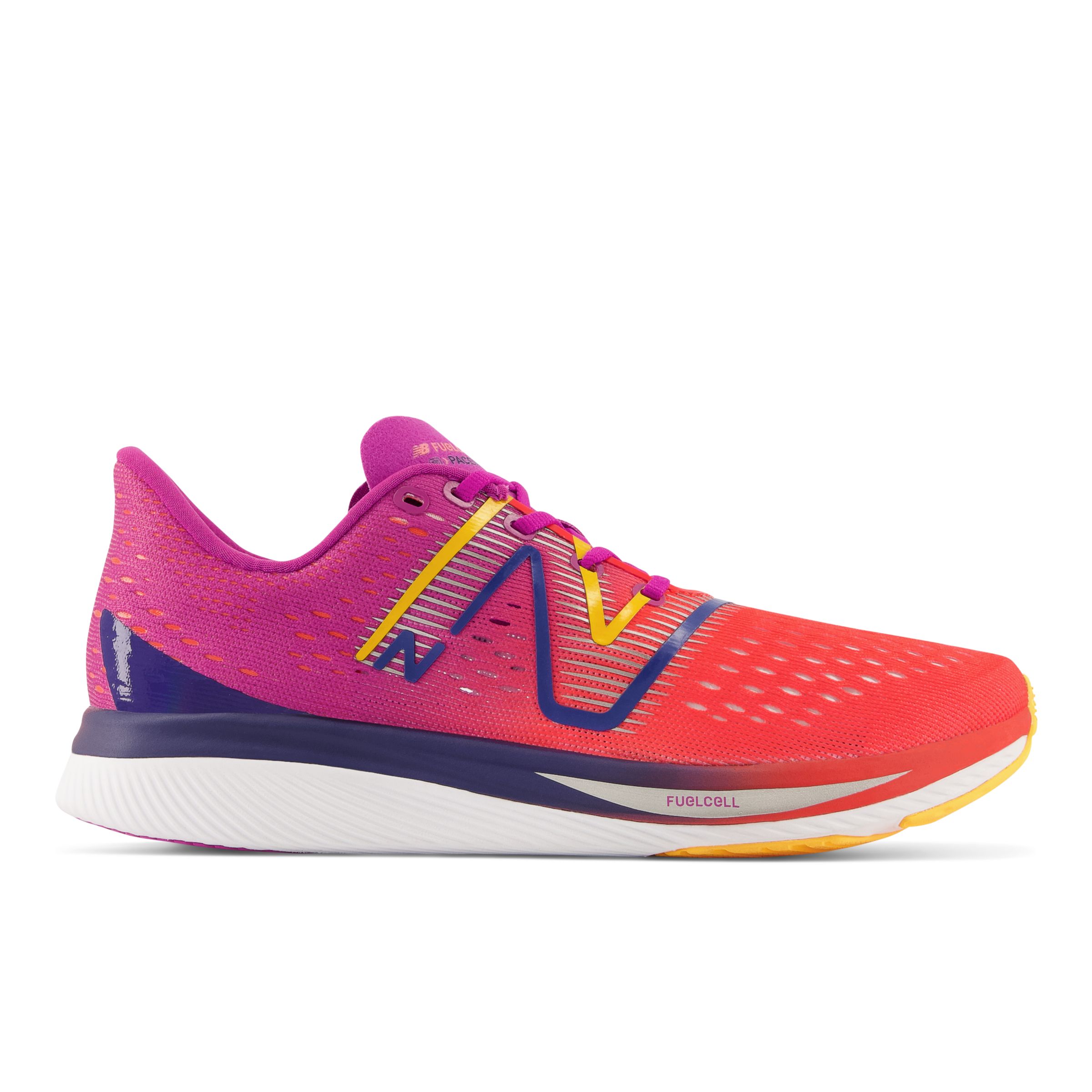 New Balance Women's FuelCell SuperComp Pacer in Red/Pink Synthetic, size 4.5 Narrow