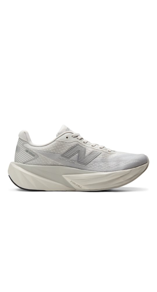 New Balance FuelCell Rebel v5 Grey Days in Grey Matter With Silver Metallic