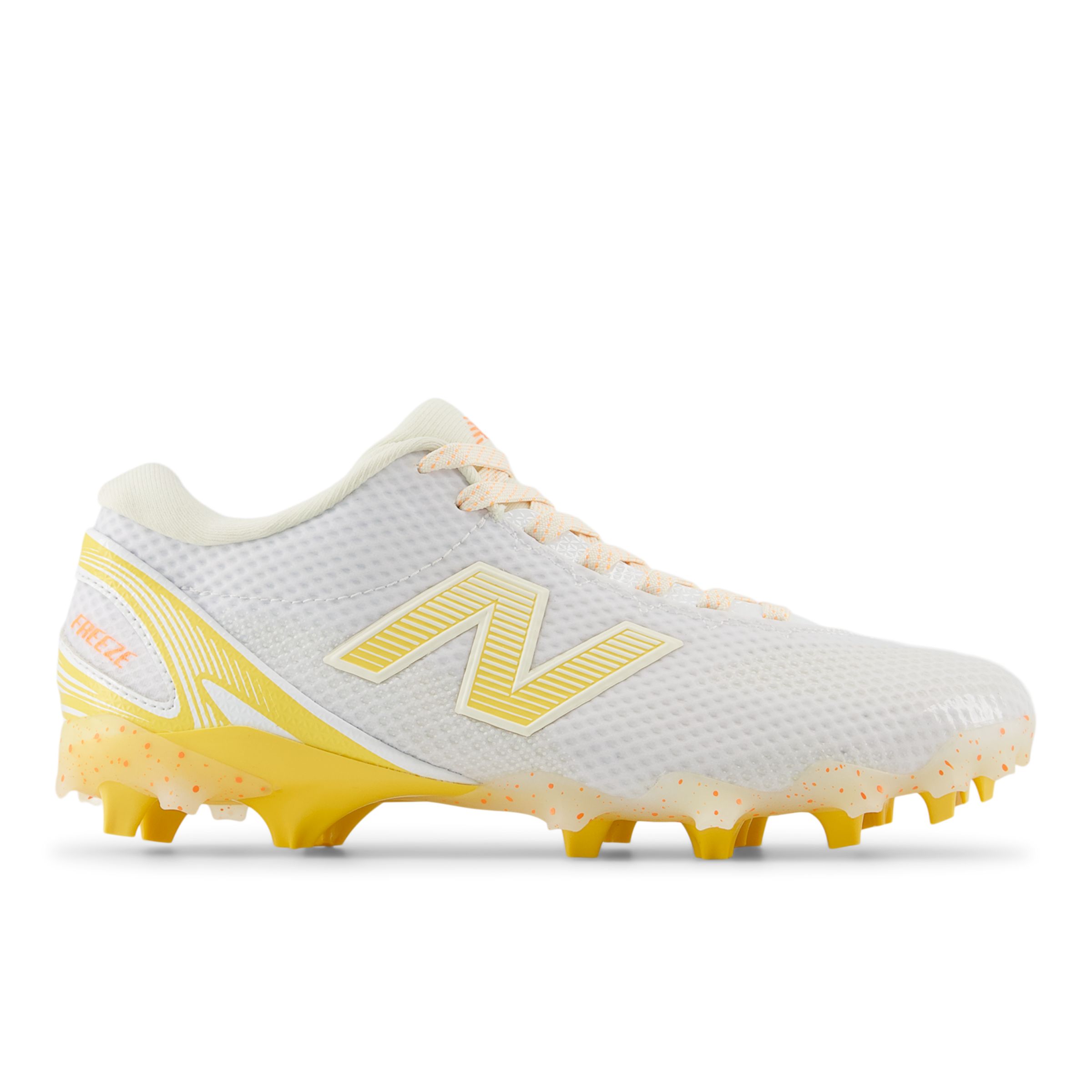 

New Balance Women's FreezeLX v5 Low White/Orange/Beige - White/Orange/Beige