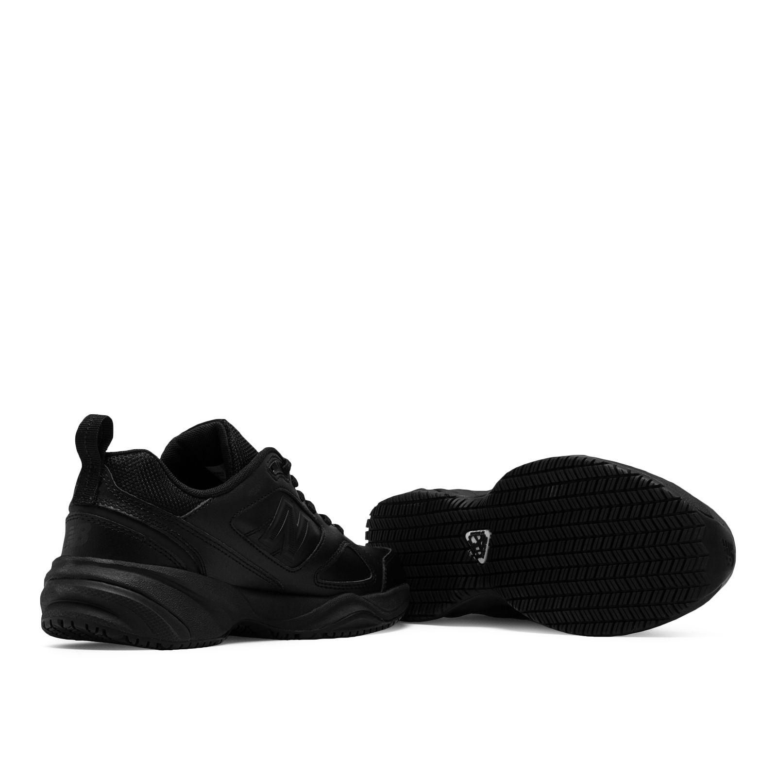 new balance black non slip shoes