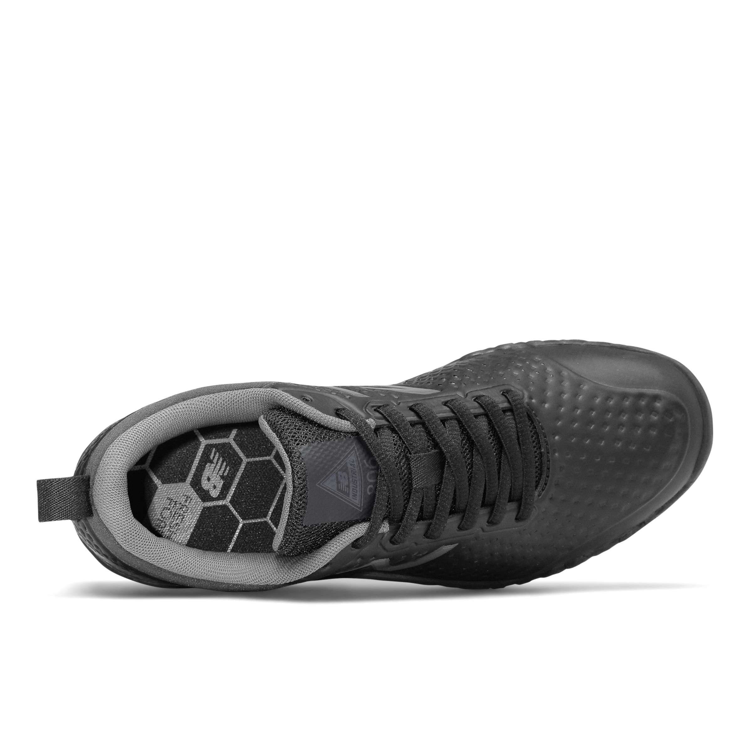 new balance black slip resistant shoes