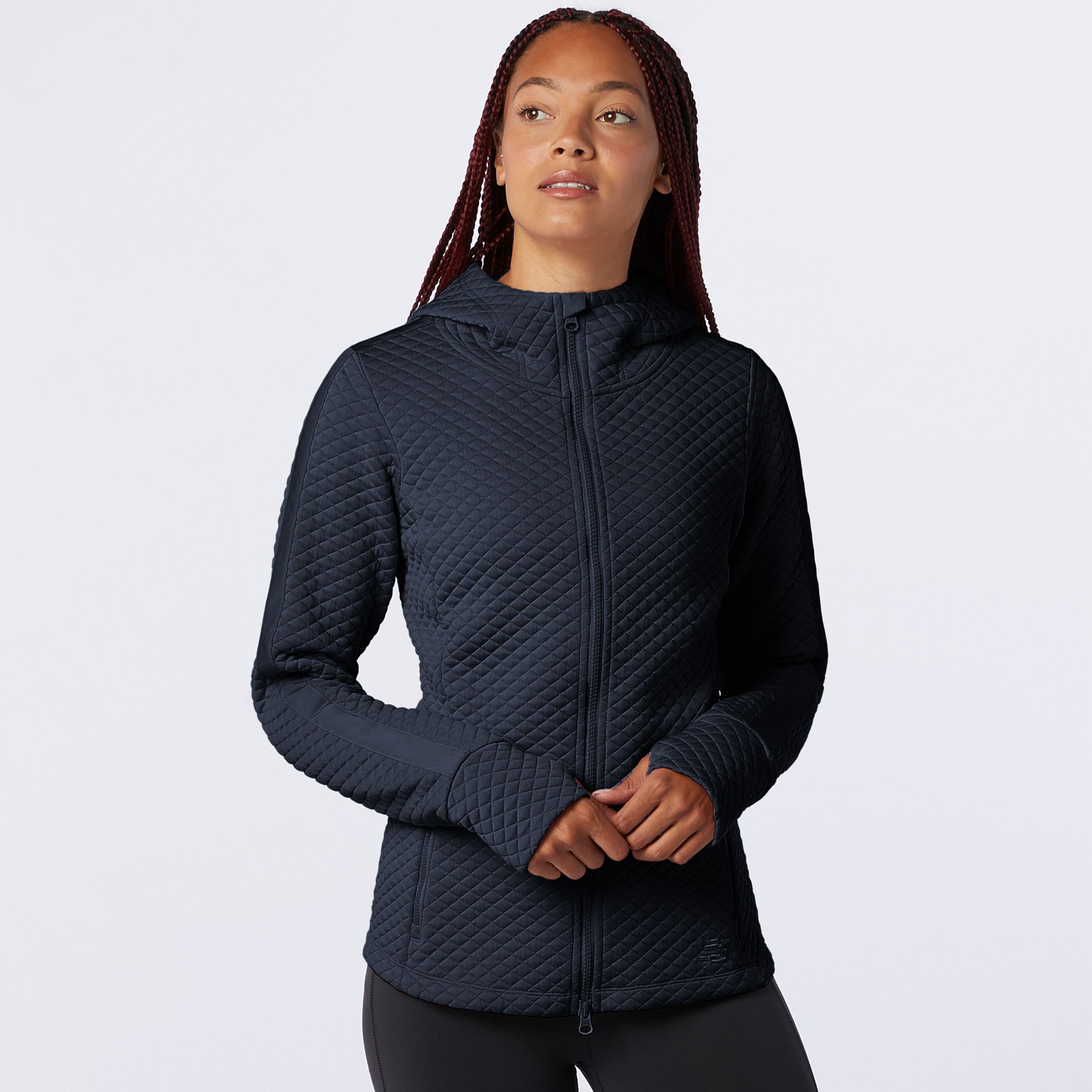 new balance faux fur jacket