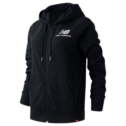 New Balance Essentials FZ Hoodie, WJ03530BK