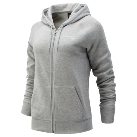 NB Classic Core Fleece Fashion Full Zip, ATHLETIC GREY, WJ03806AG