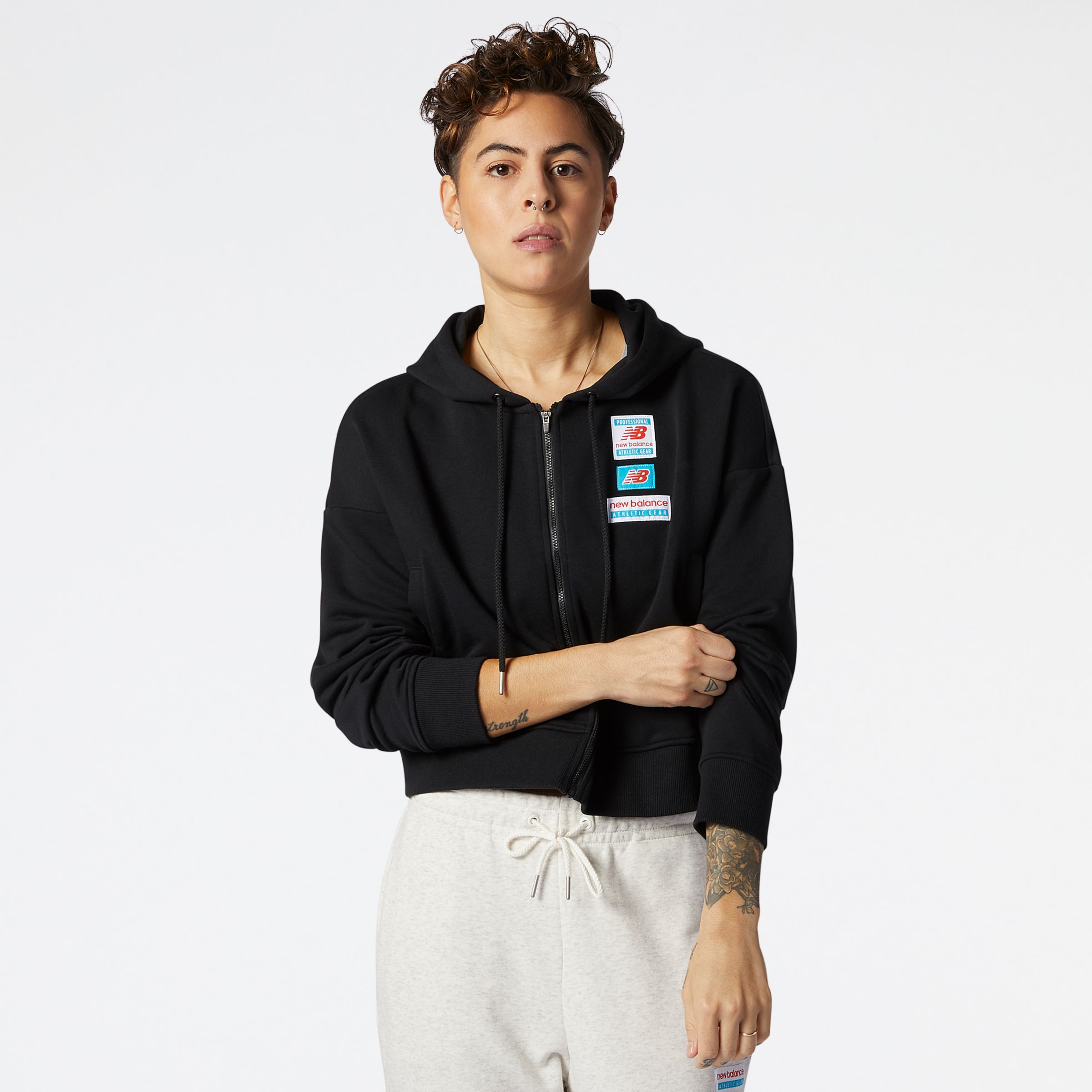 new balance essentials full zip hoodie