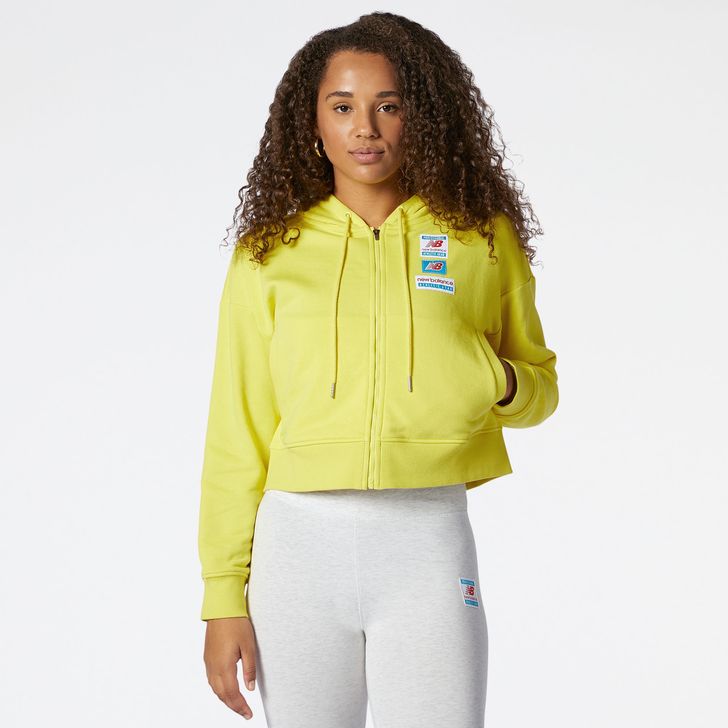 yellow new balance hoodie