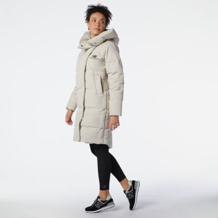 NB Athletics Winterized Long Down Jacket, TIMBERWOLF, WJ13503TWF