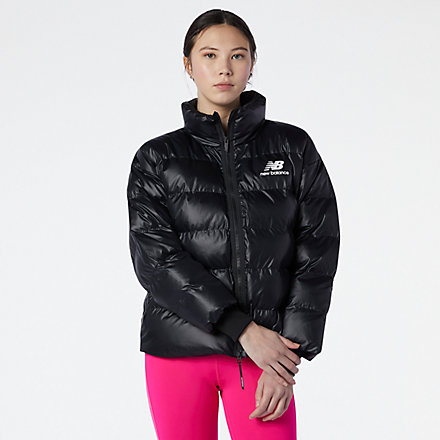 New Balance NB Athletics Winterized Short Synthetic Jacket, WJ13508BK image number null