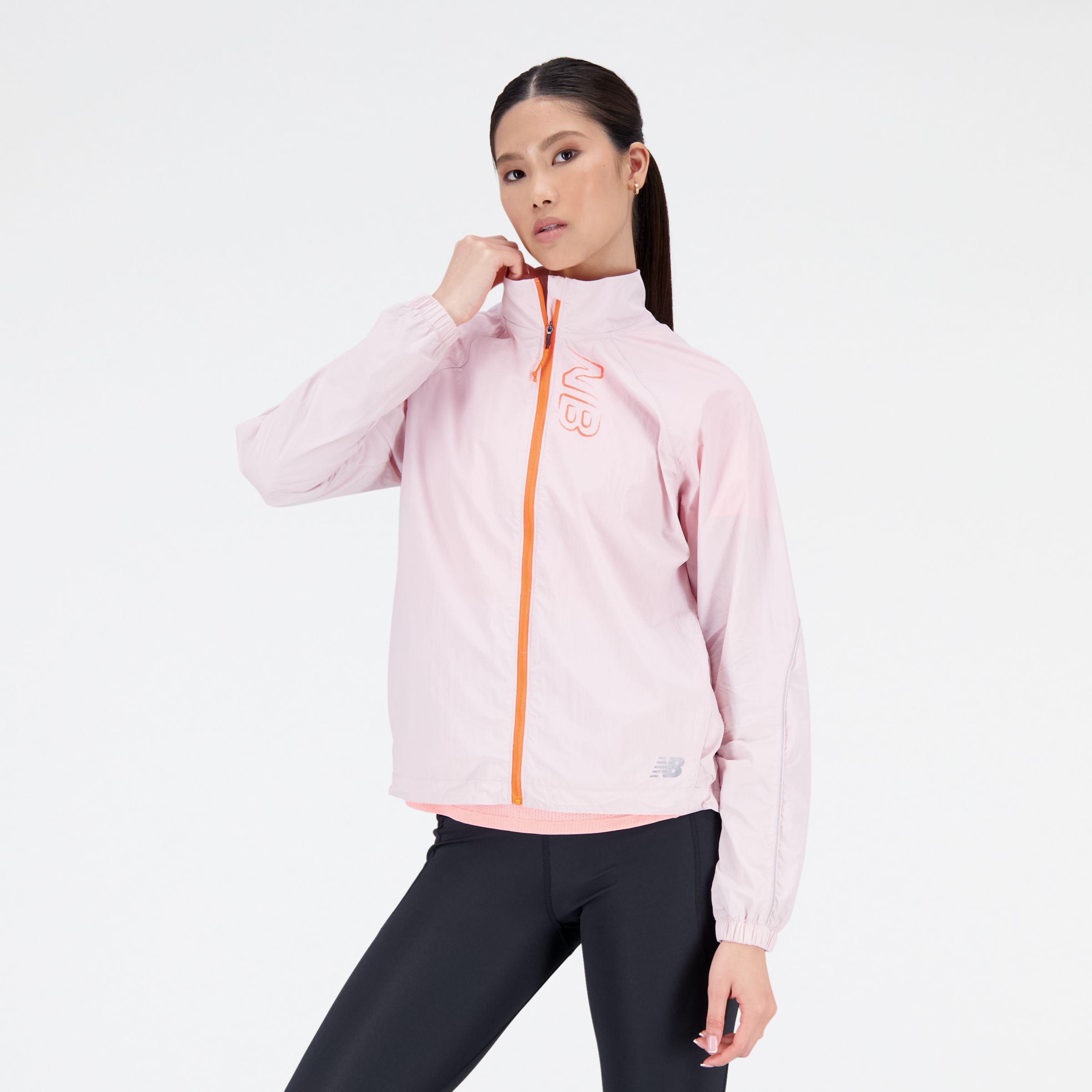 New balance reflective packable jacket online