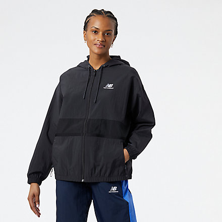 New Balance NB Athletics Amplified Woven Jacket, WJ21500PHM image number null