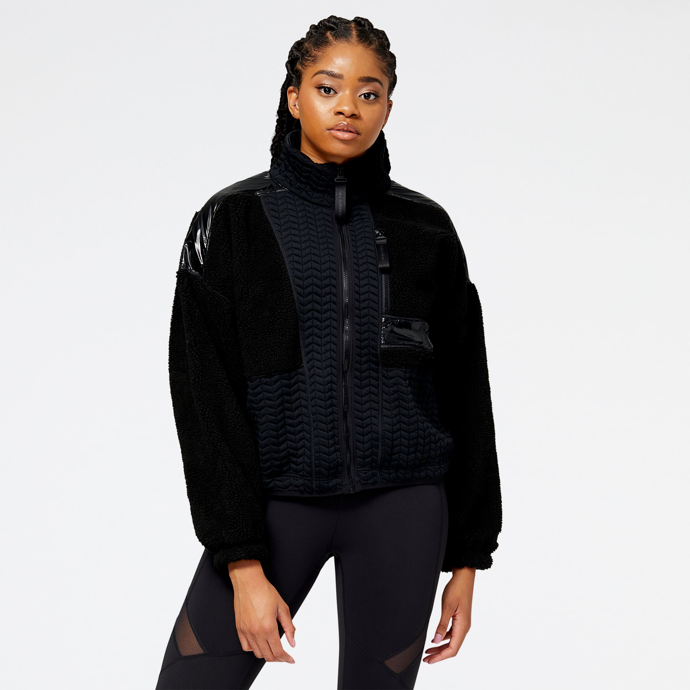 

New Balance Women's NB Novelty Heatloft Jacket Black - Black