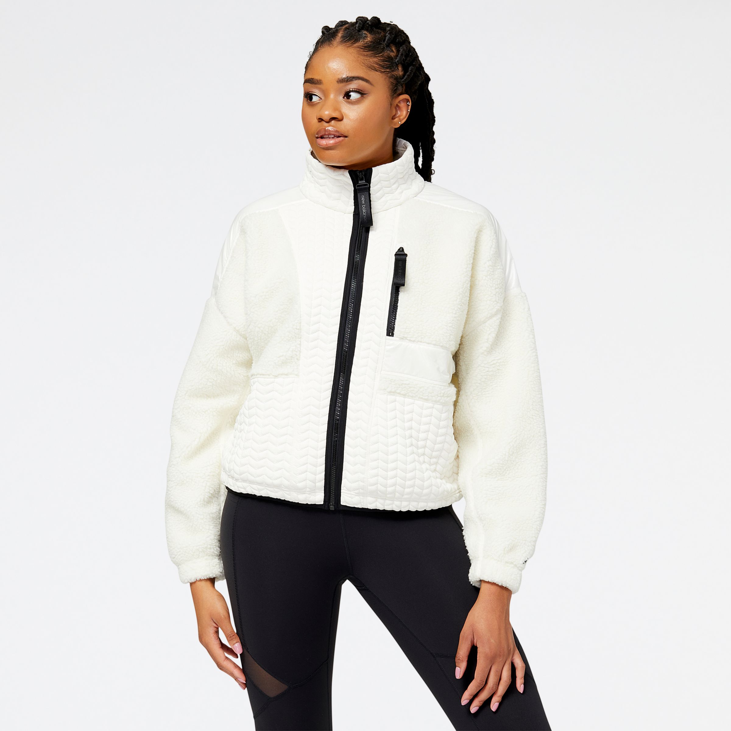 

New Balance Women's NB Novelty Heatloft Jacket White - White