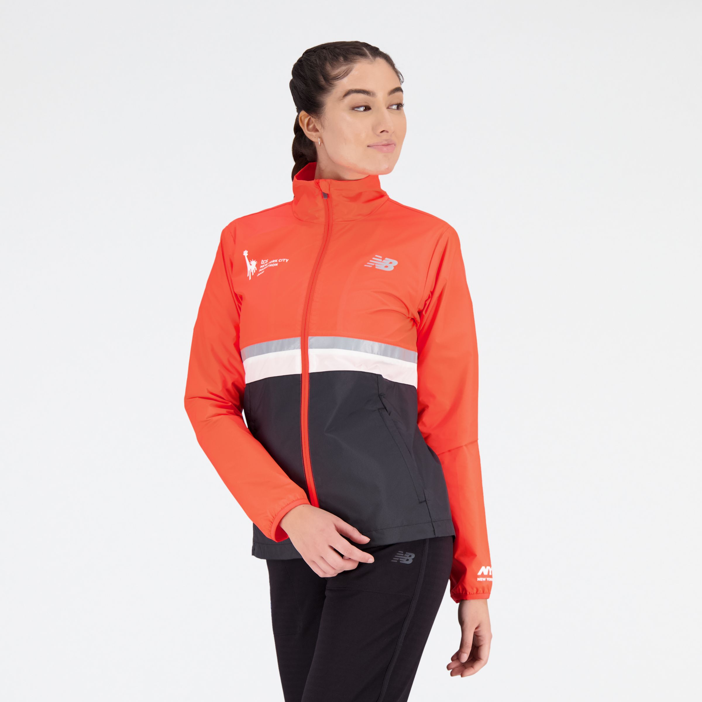 

New Balance Women's NYC Marathon Jacket Black - Black