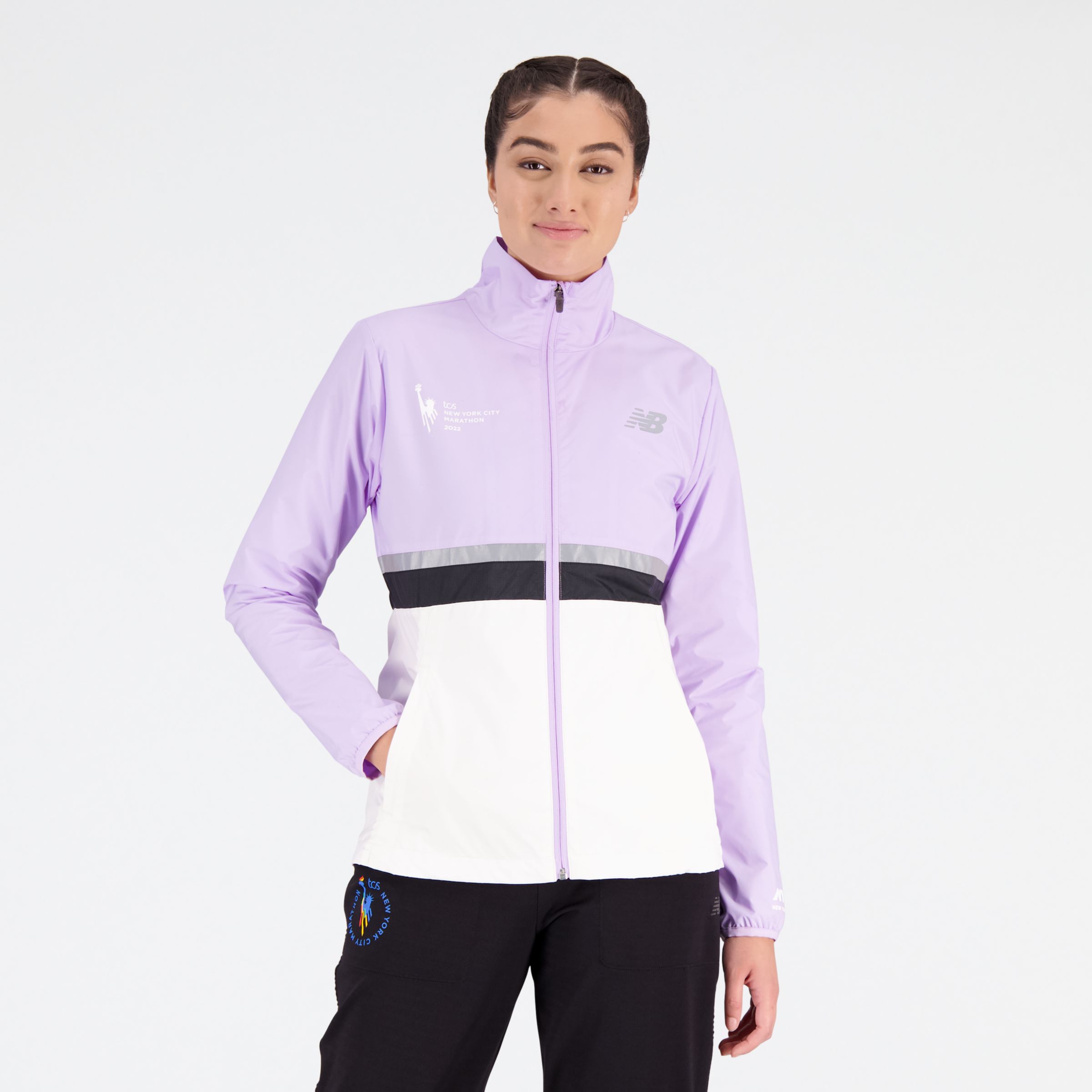 

New Balance Women's NYC Marathon Jacket Purple - Purple