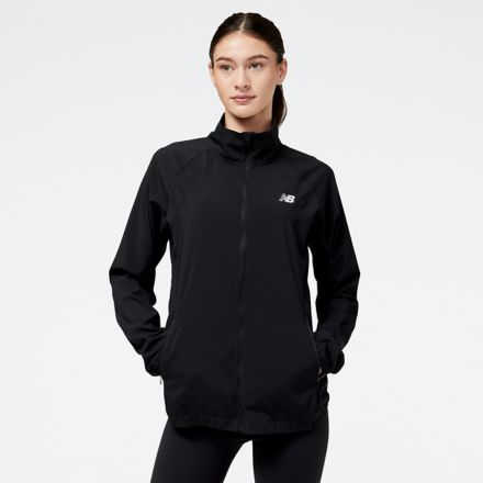 New balance womens insulated padded sale running jacket black