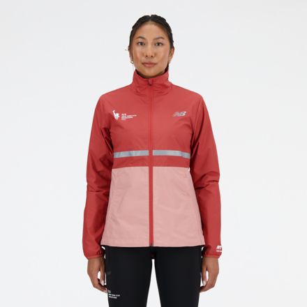 New Balance Womens Small Running Windbreaker Jacket Packable