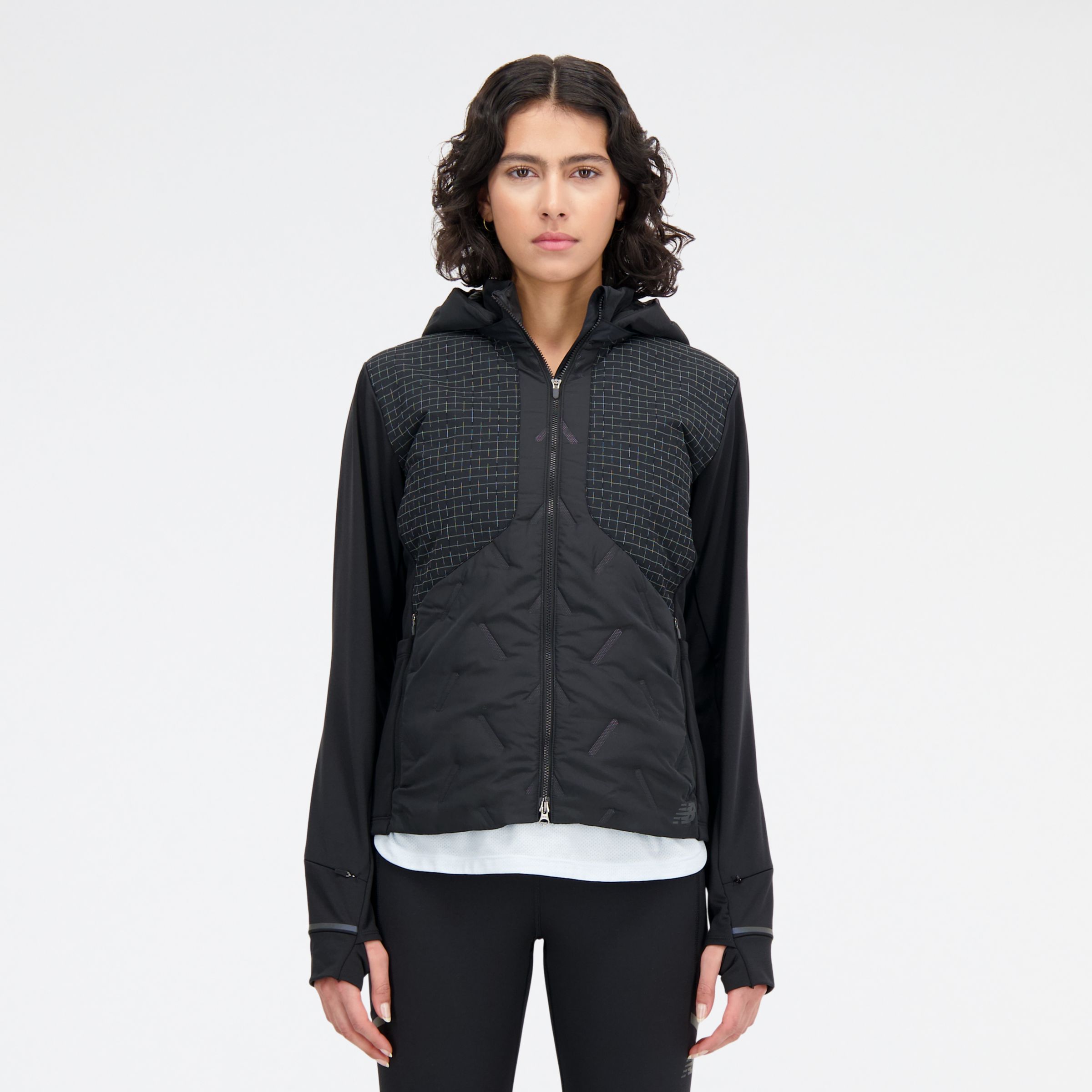 

New Balance Women's Impact Run Luminous Heat Jacket Black - Black
