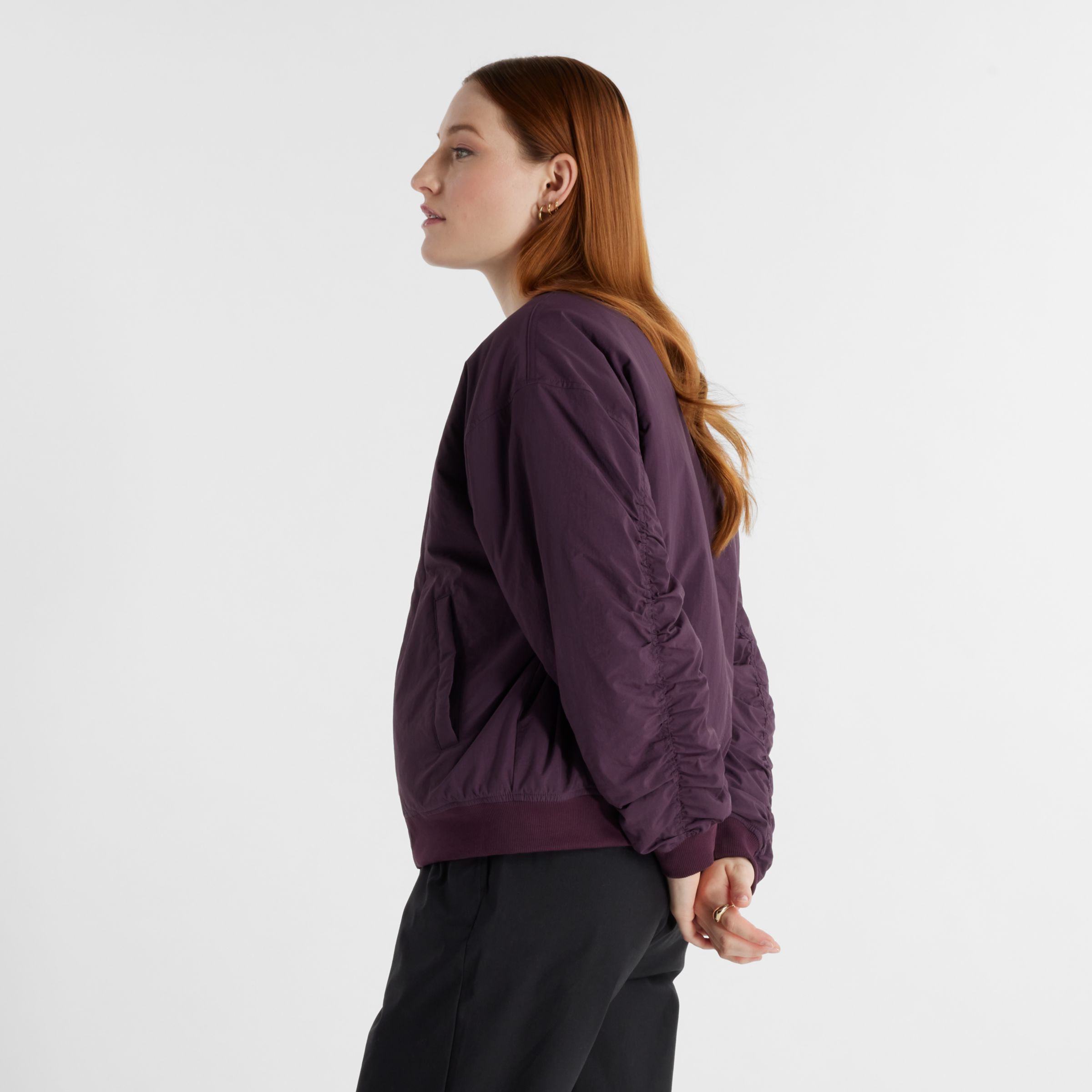 Linear Heritage Woven 棒球外套