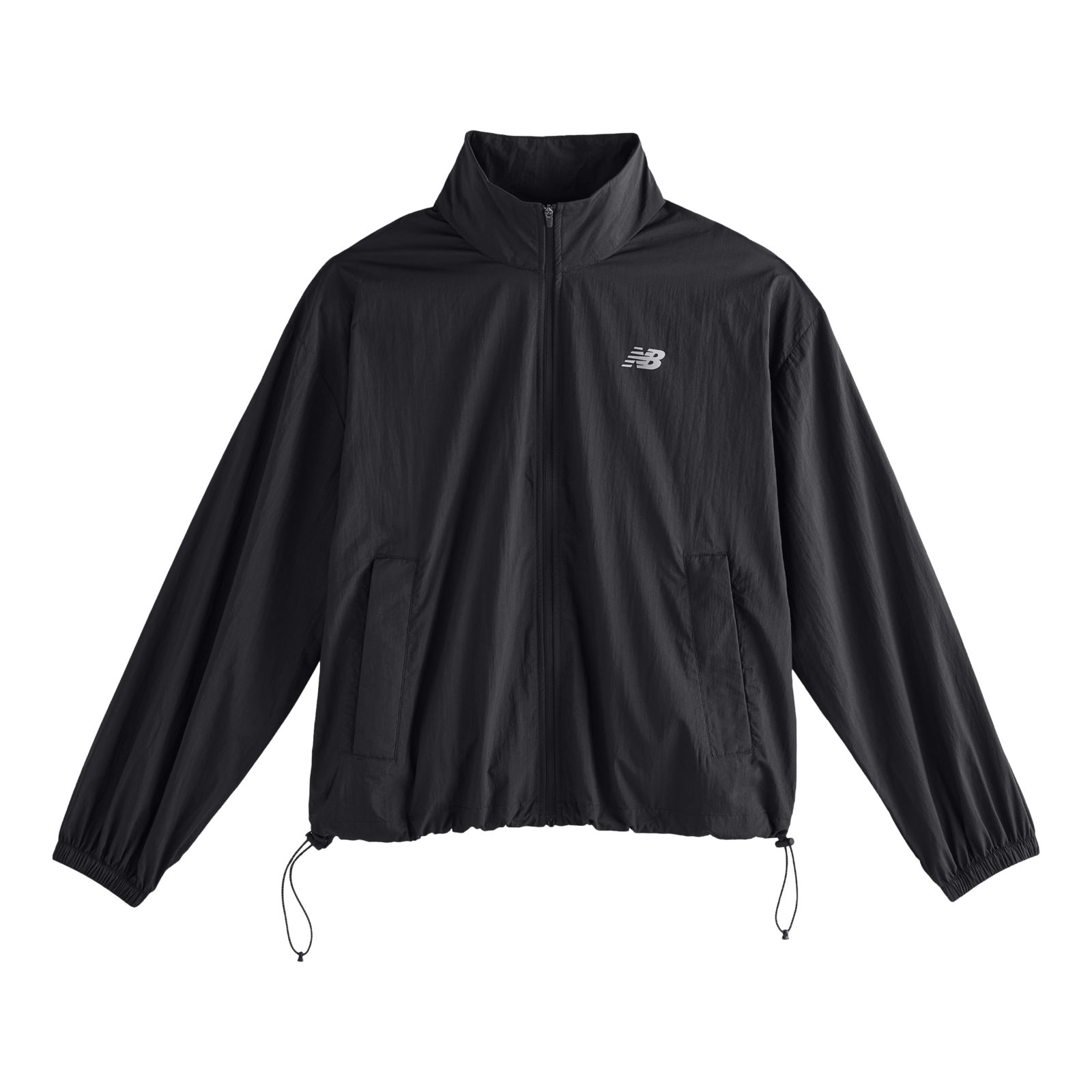 New Balance Men's Athletic Jacket Black, White TFMJ770BlkWht