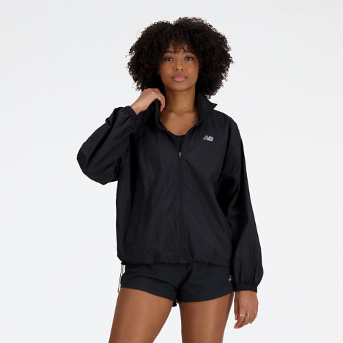 New Balance Women's Athletics Packable Jacket In Black