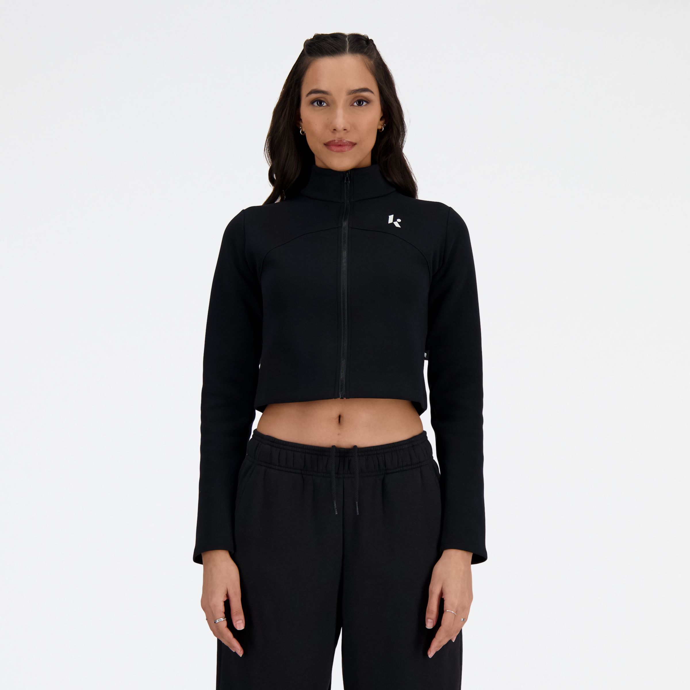 

New Balance Women's Klutch X NB Full Zip Jacket Black - Black