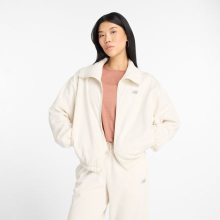 New balance white jacket on sale