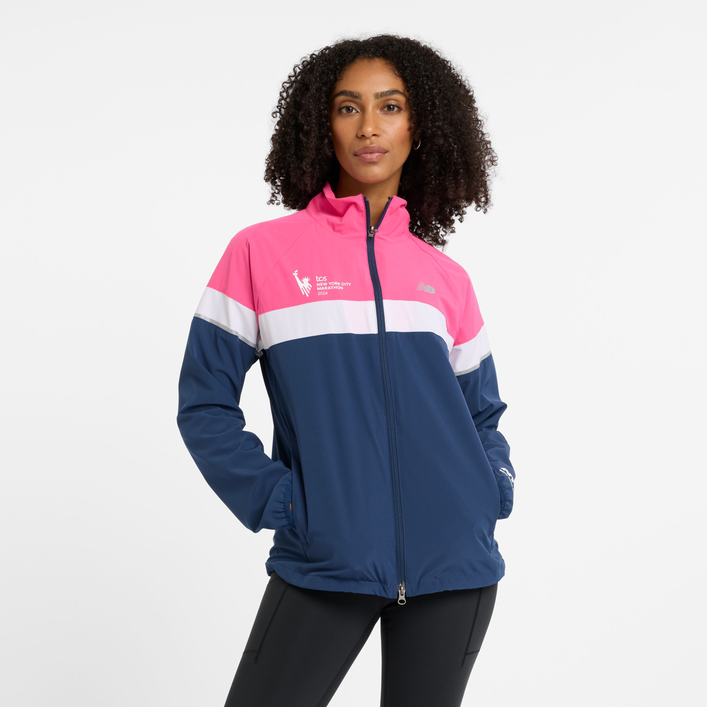 

New Balance Women's NYC Marathon Jacket Pink - Pink