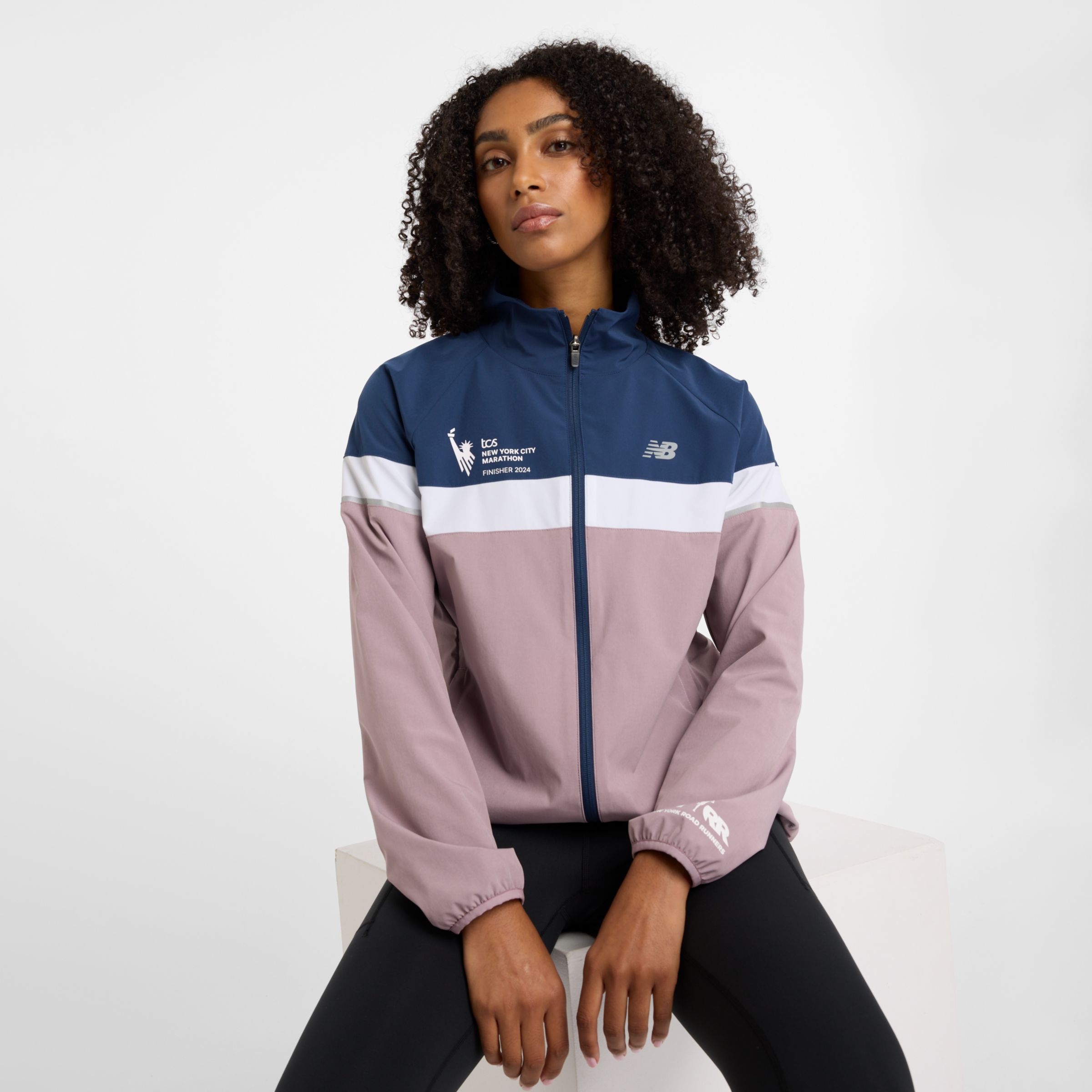 New Balance Women's Nyc Marathon Finisher Jacket In Purple