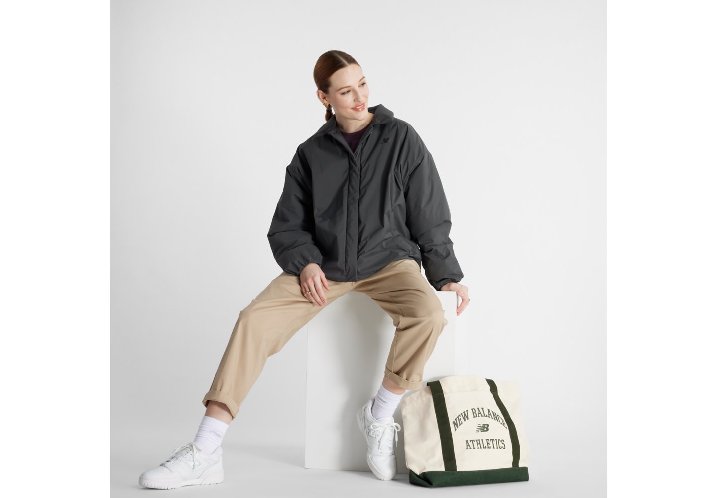 New Balance Coaches Jacket in Blacktop — photo 1 of 1