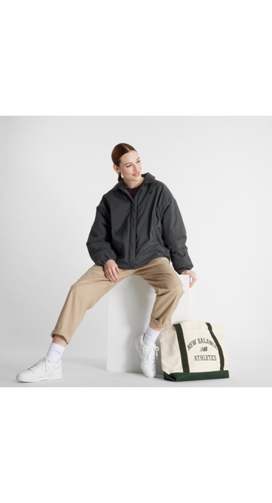 New Balance Coaches Jacket in Blacktop