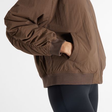 Graphic Woven Bomber Jacket