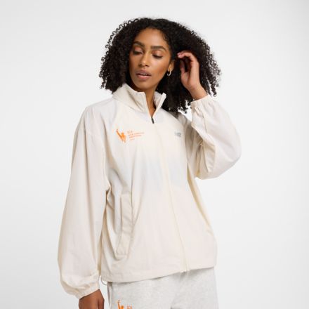 New balance athletics windbreaker best sale