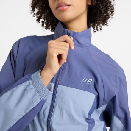 Color Blocked Woven Jacket