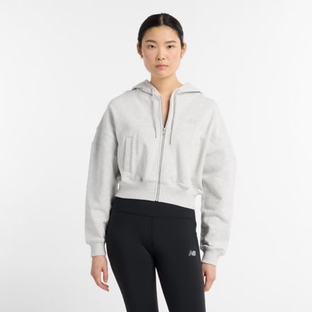French Terry Full Zip, ASH HEATHER, WJ51506AHH