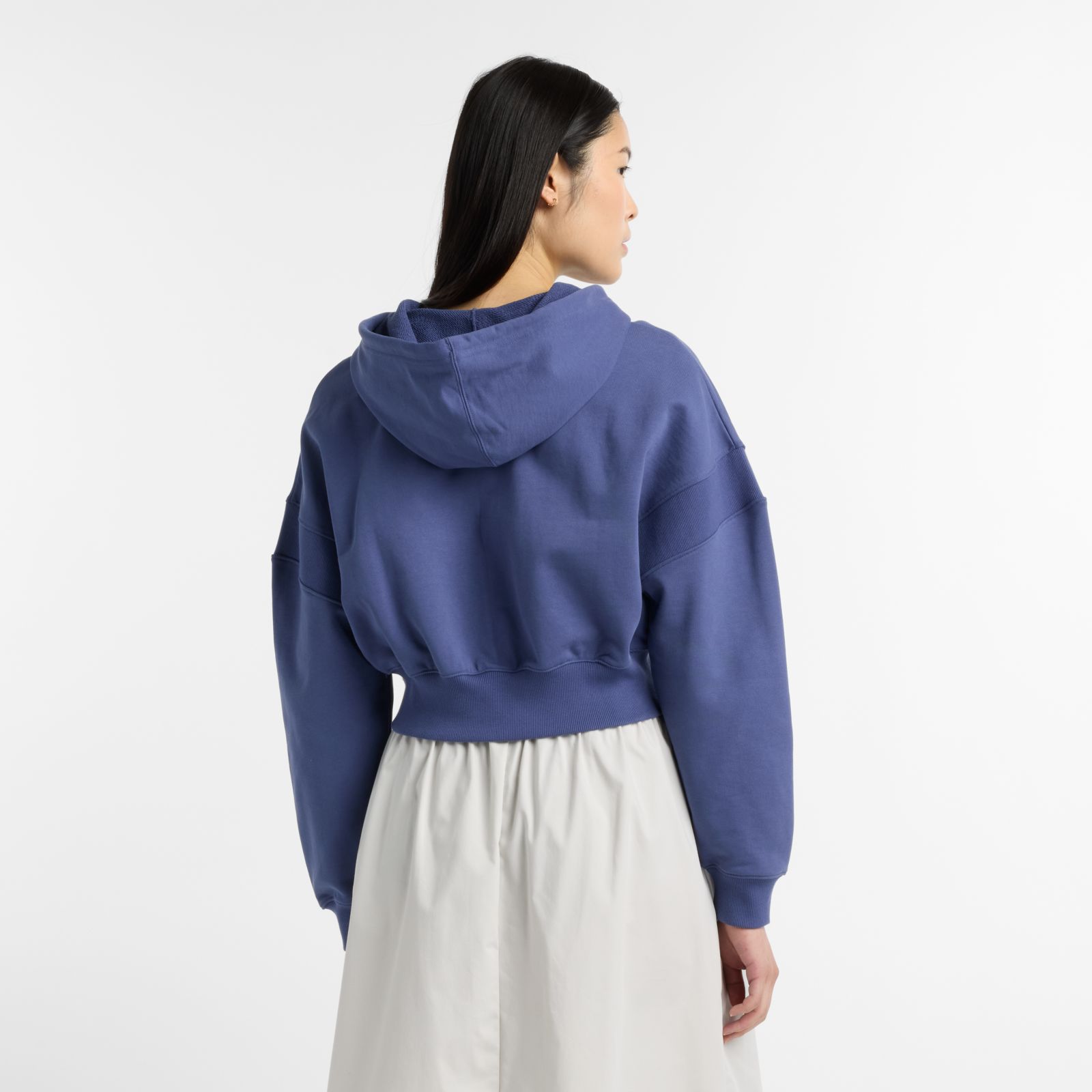 Женские куртки New Balance French Terry Full Zip — фото 4